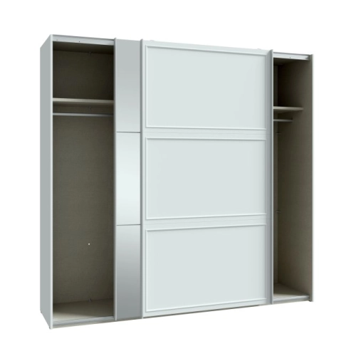 Szafa przesuwna z lustrem 220 cm Secret Grey